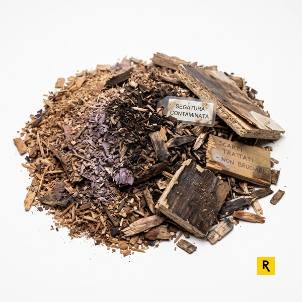 EER 03.01.04*: segatura e legno con sostanze pericolose