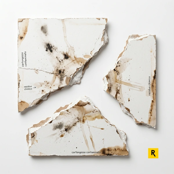 Codice EER 17.08.01*: gesso contaminato e RENTRI